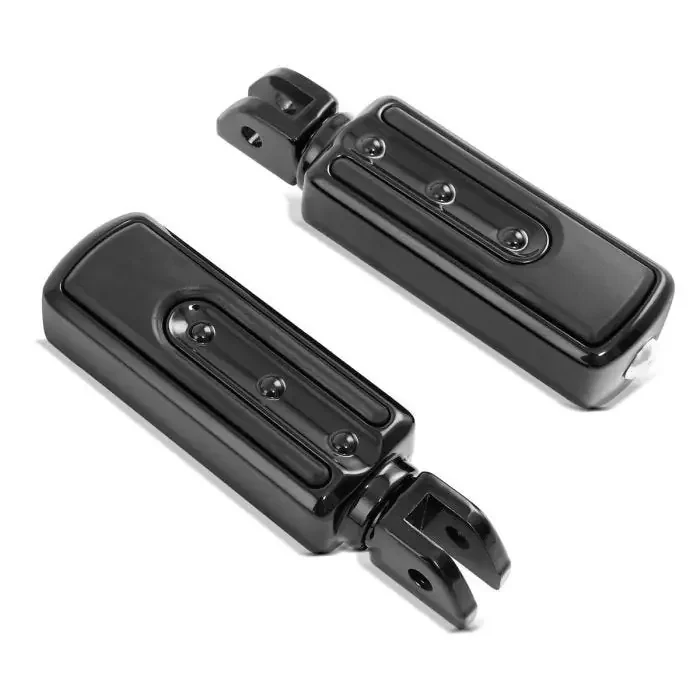 Passenger footpegs fits for Harley Davidson Softail Fat Bob 114 18-25 Craftride SF8 black