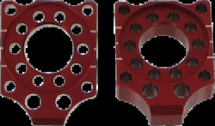 PRO CIRCUIT Axle Blocks – Honda CRF150R – Red HAB07