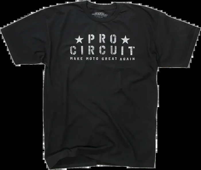 PRO CIRCUIT Flag T-Shirt – Black – Large 6411810-30