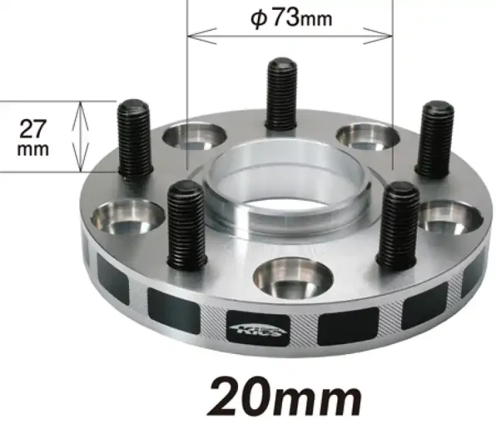 Project Kics 12×1.25 Hub 56mm 5-100 Wide Tread Spacers – 20mm