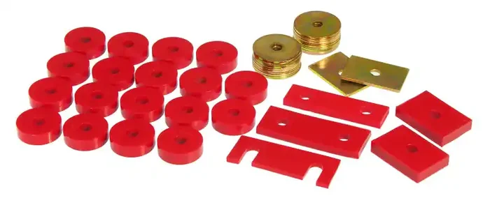Prothane 55-57 Chevy Full Conv Only Body Mount – Red