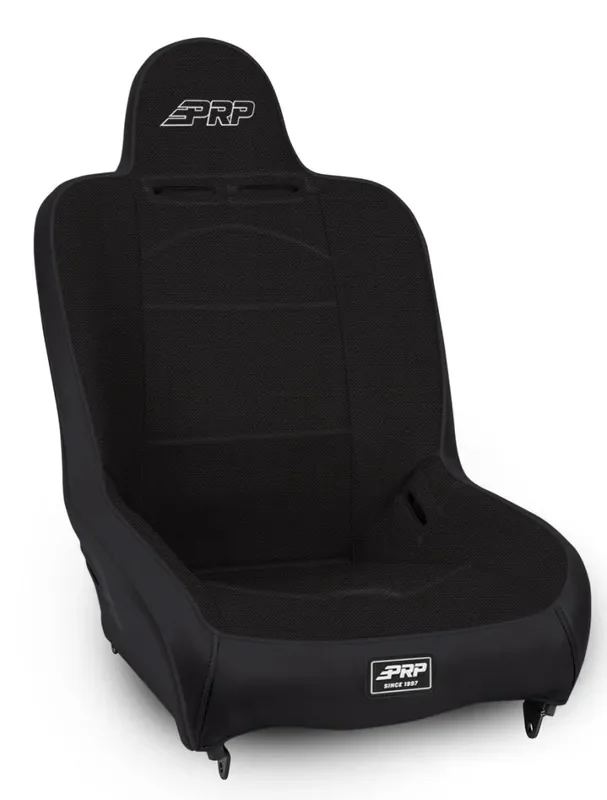 PRP Premier High Back Suspension Seat (Two Neck Slots) – All Black
