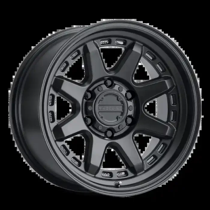 Raceline 947B Scout 17x9in / 6×139.7 BP / -12mm Offset / 106.1mm Bore – Satin Black Wheel