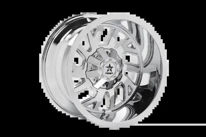 RBP 65R Glock 20×12 8×165.1 BP / 4.75 BS -44mm Offset 117mm CB (Hub Centric) Chrome Wheel