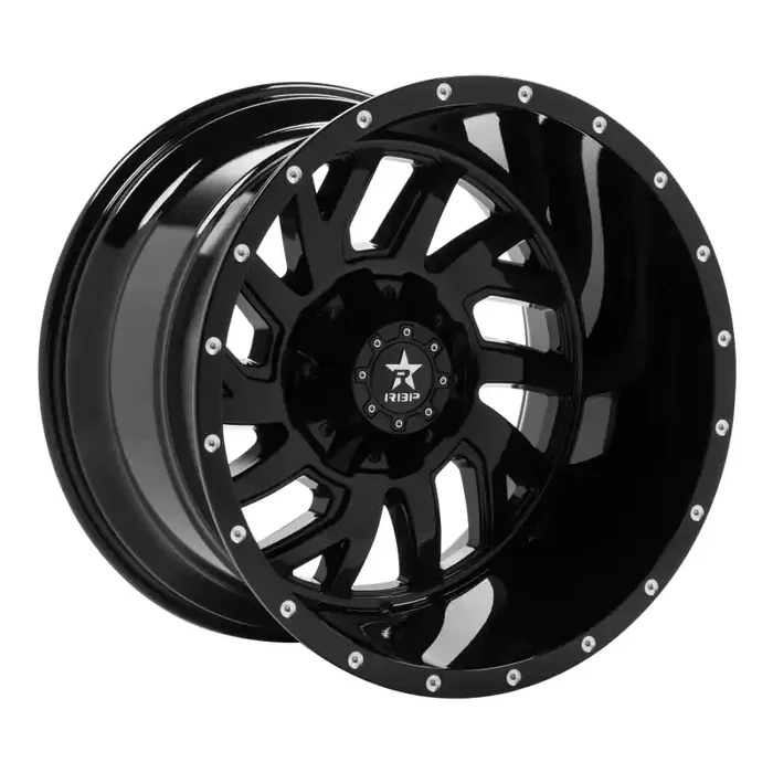 RBP 65R Glock 22×14 8×170 BP / 4.5 BS -76mm Offset 129mm CB (Hub Centric) Gloss Black Wheel