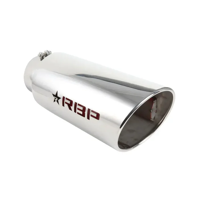 RBP RX-7 Polished Exhaust Tip Inlet 5in. / Outlet 7in. / Length 18in. – Stainless Steel