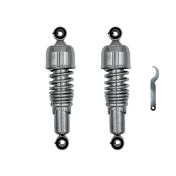 Rear Chrome Shock Set Fits Harley Davidson Replaces ATZ35-0009