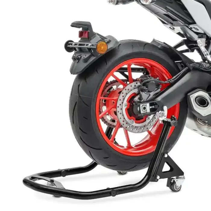 Rear Paddock Stand Dolly compatible with Triumph Tiger 900 / GT Constands XB2 V black
