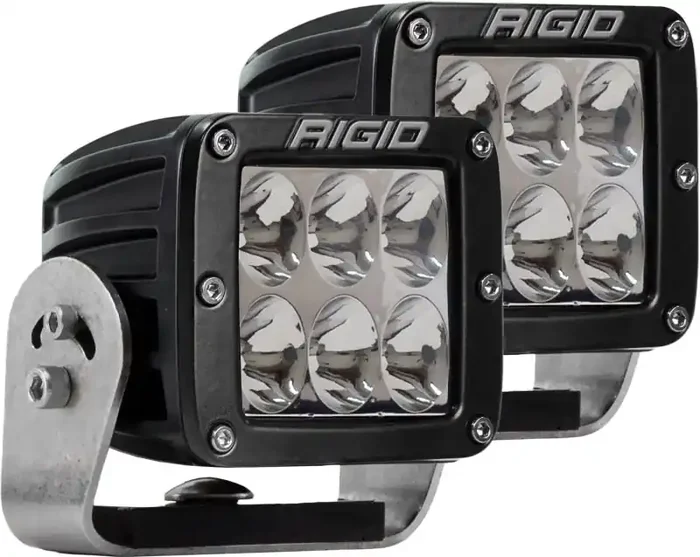 Rigid Industries D2 HD Black- Driving – Set of 2