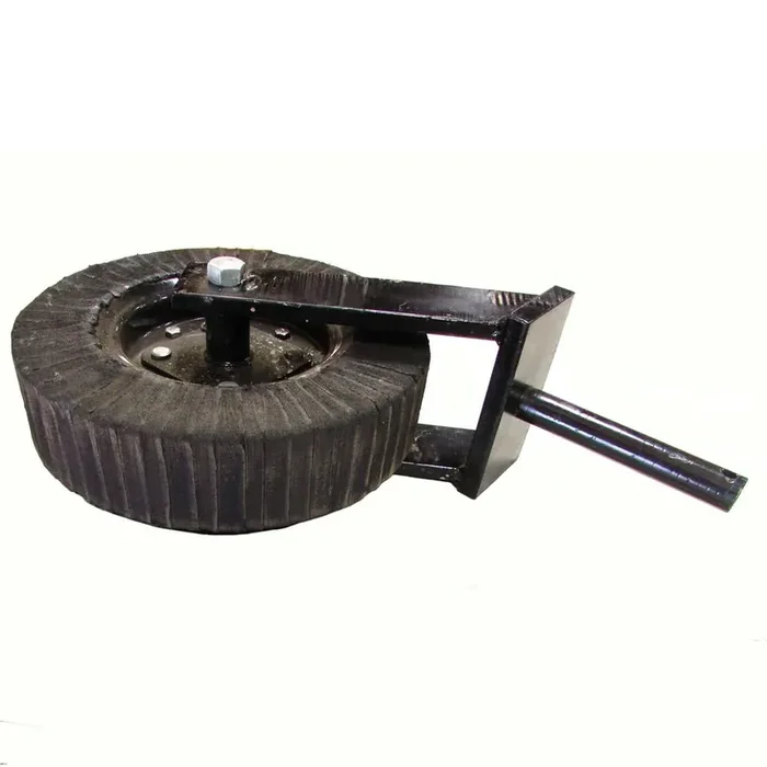 Rotary Cutter Tail Wheel Assembly With 1-1/4″ Shaft Heavy Duty 1 Piece Fork