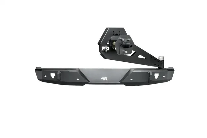 Rugged Ridge 18-22 Jeep Wrangler (JL) Rubicon/Spt 2dr HD Rear Bumper w/Swing Out Tire Carrier – Blk