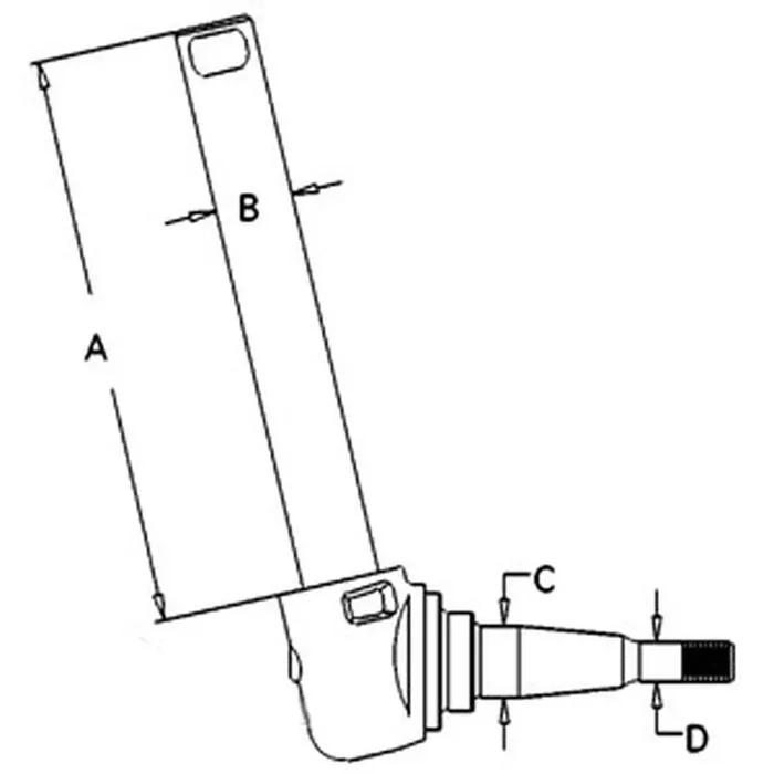 S.15995 Spindle RH – Fits Massey Ferguson