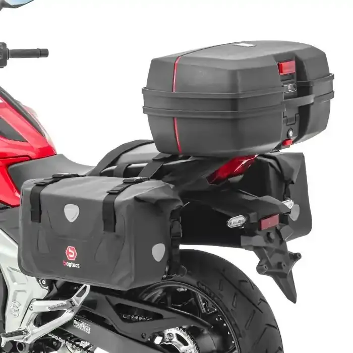 Saddlebags RB25 Set compatible with BMW R 850 R with top box TP8