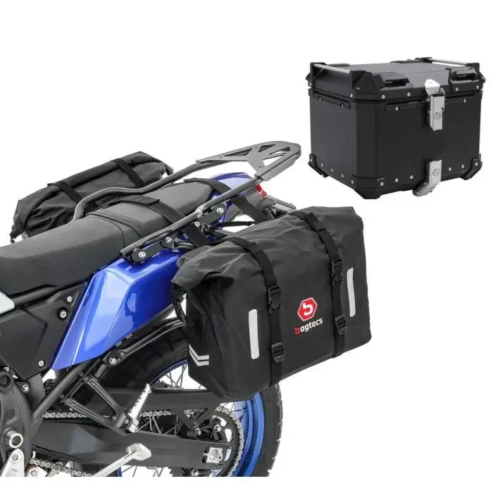 Saddlebags WP8 Set compatible with Honda CBR 500 R with Aluminium top box XB55