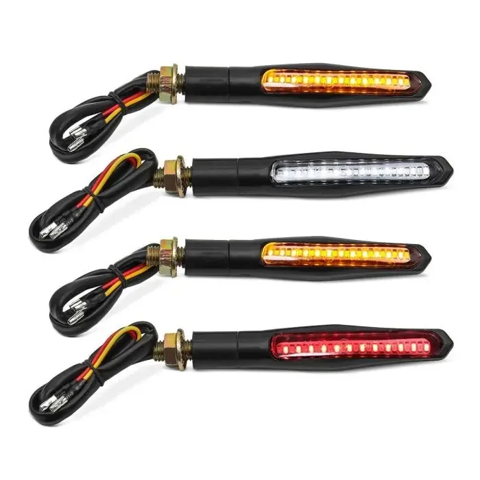 Sequential indicators Set compatible with Suzuki Intruder VS 1400 / 800 LED Turn signals Lumitecs TB2