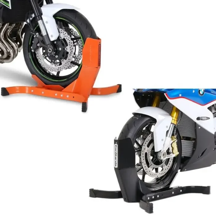 Set 2x Front Wheel Chock Paddock Stand to 21″ bl + or matt compatible with KTM 690 Enduro / R