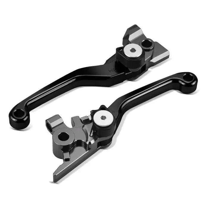 Set Brake + Clutch Lever Folding compatible with KTM 125 SX 14-21 Xdure Flex black