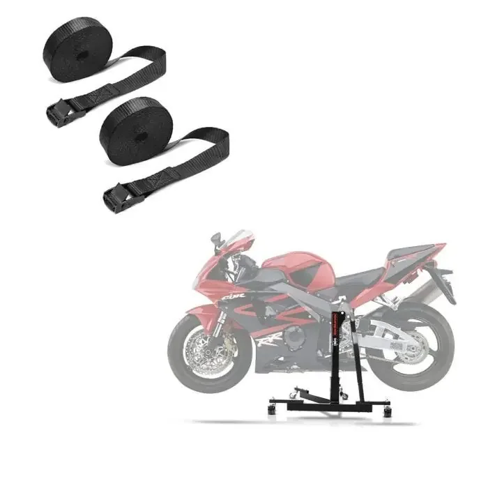 Set Central Stand compatible with Honda CBR 900 RR Fireblade 00-03 Paddock Stand Power-Evo + Straps Set tie down straps 150cm 2 pieces in