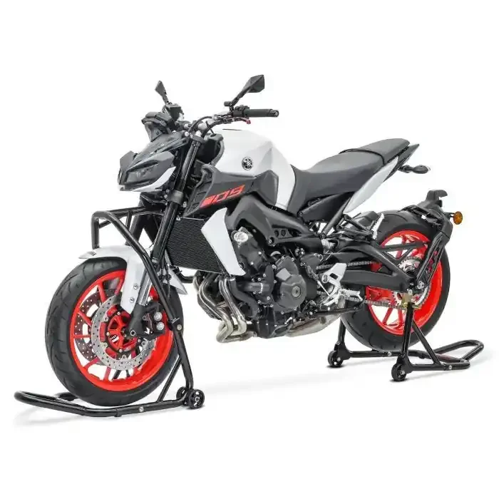 Set Head Lift and Rear paddock stand compatible with Suzuki B-King / Hayabusa Constands CL black