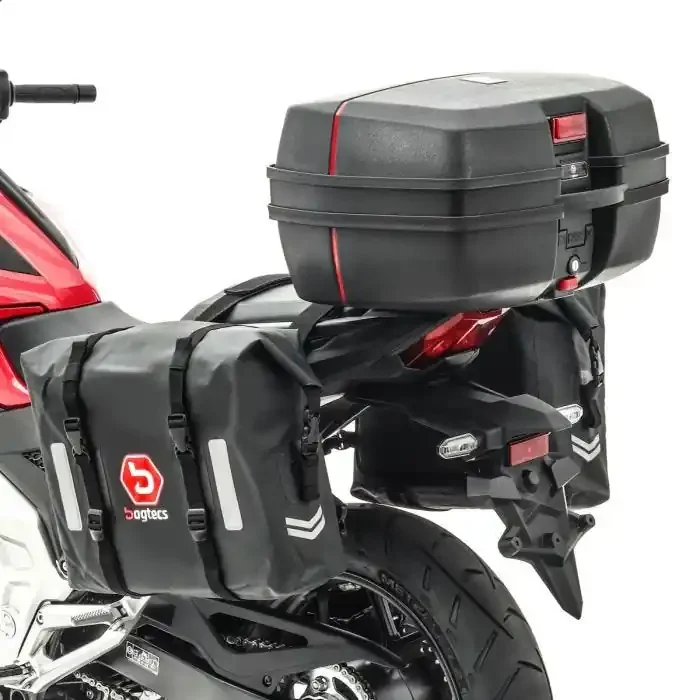 Set Saddlebags WP8 with Top Box TP8 45L compatible with Kawasaki ZRX 1100