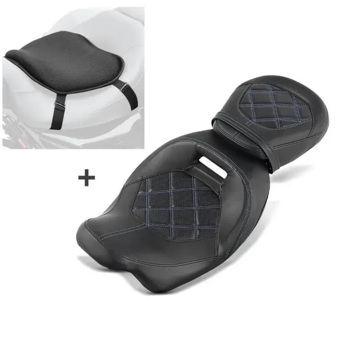 Set SB13 Seat RH3 and Seat Pad L fits for Harley Davidson Electra Glide Ultra Classic 09-20 Craftride