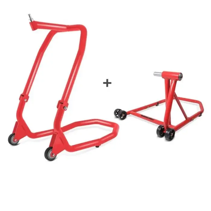 Set Single Sided paddock stand + Head Lift compatible with Ducati Panigale V4 R 19-21 Constands V4 red