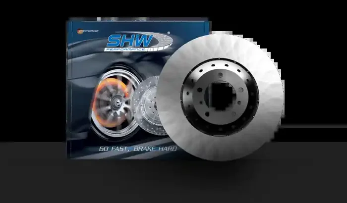 SHW 19-20 Ford Mustang Shelby GT350 5.2L (From 2/4/2019) Rear Smooth Lightweight Brake Rotor