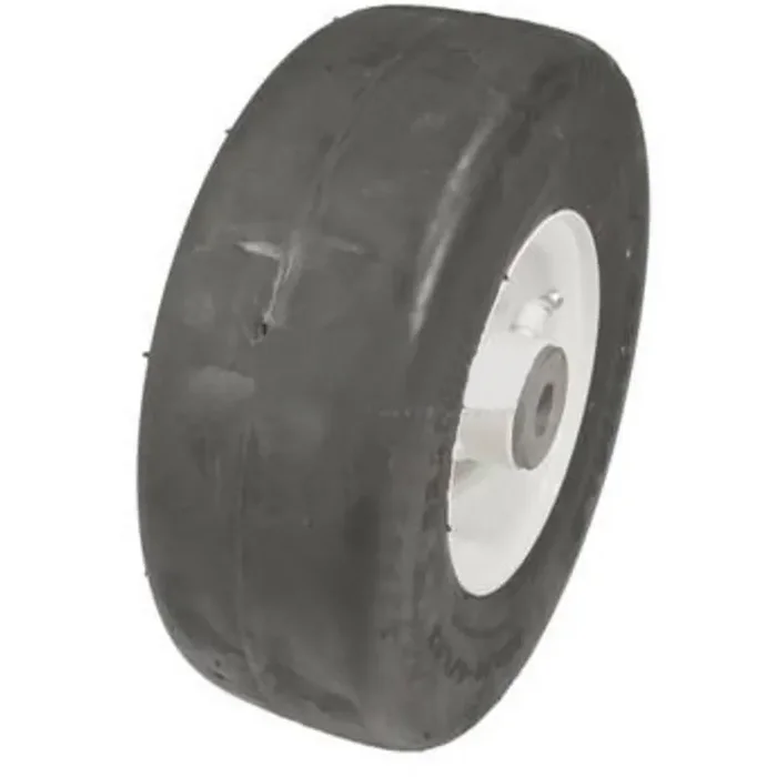 Solid 9-3.50-4 Tire Wheel Assembly with Bearing Hub Fits Grasshopper, Fits Woods