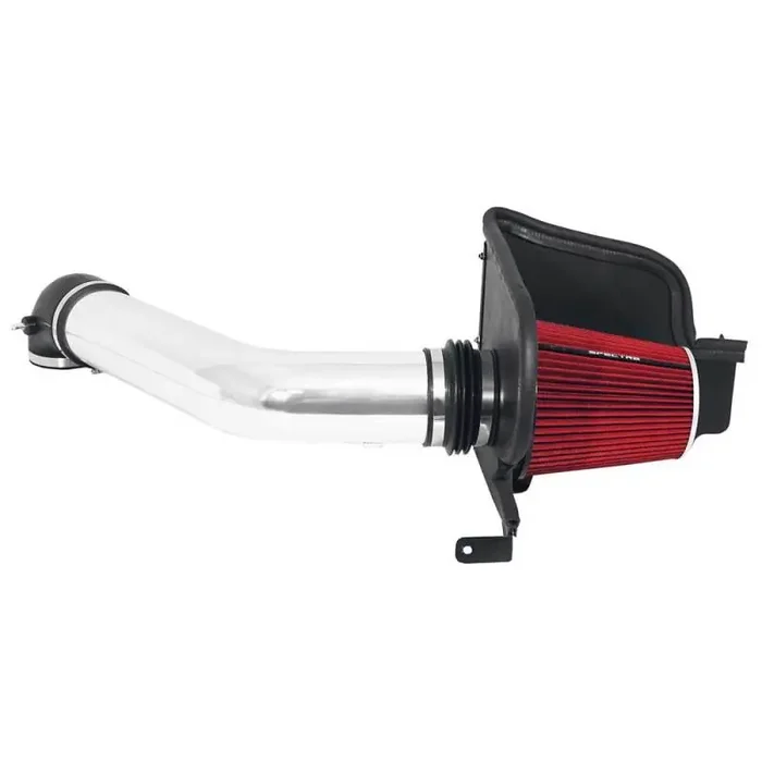 Spectre 04-08 Ford F150 V8-5.4L F/I Air Intake Kit – Clear Anodized w/Red Filter