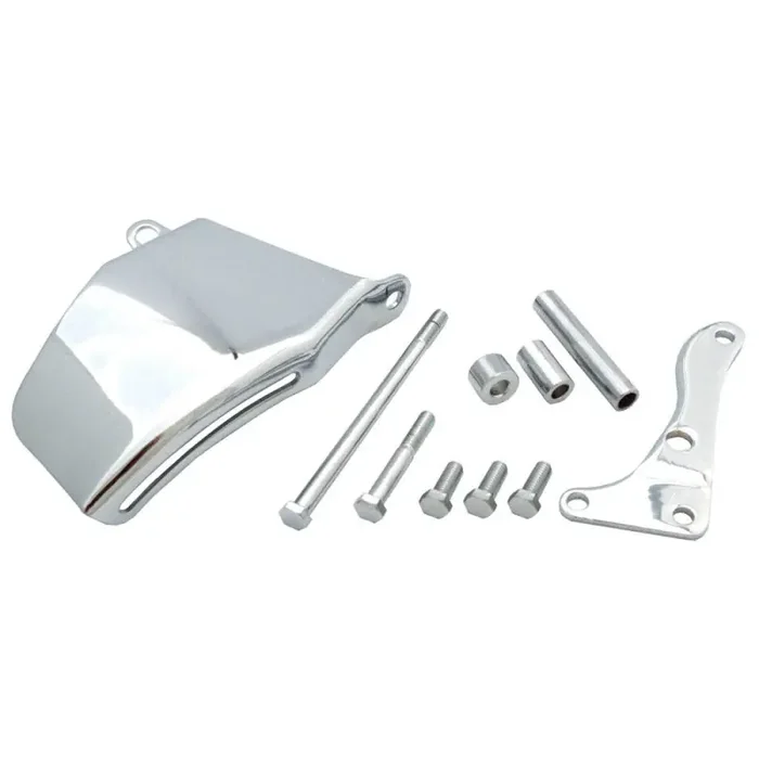 Spectre 69-86 SB Chevy (w/Long Water Pump) Alternator Bracket Set – Chrome