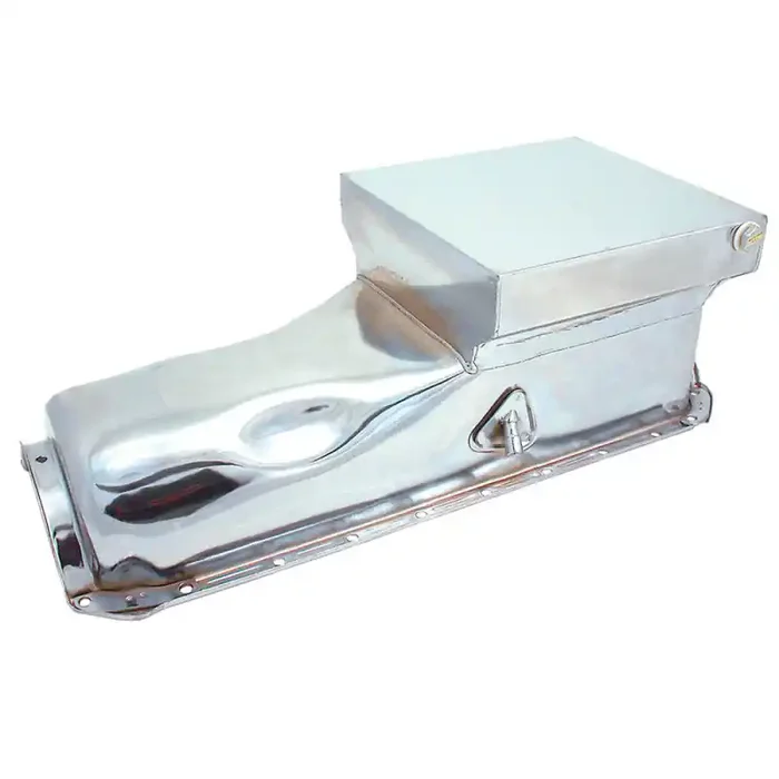Spectre BB Chevy Oil Pan w/6 Qt. Capacity – Chrome