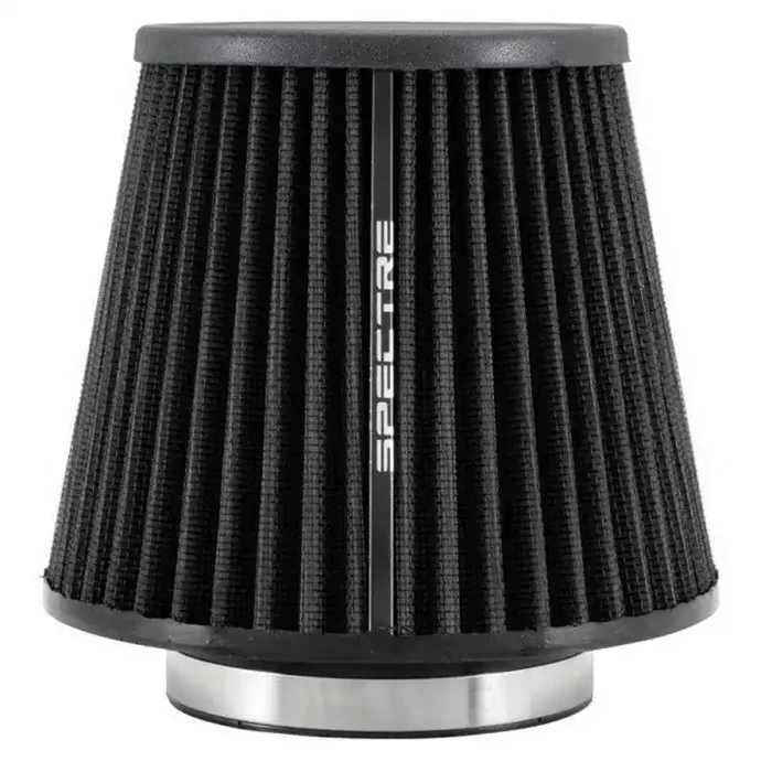 Spectre HPR Conical Air Filter 4in. Flange ID / 6.813in. Base OD / 6.75in. Tall – Black
