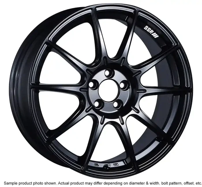 SSR GTX01 18×8.0 5×112 45mm Offset Flat Black Wheel