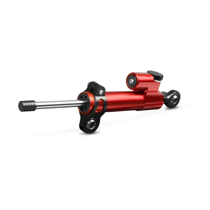 Steering damper compatible with Suzuki V-Strom 650 / XT Steering stabilizer Zaddox LD1 red