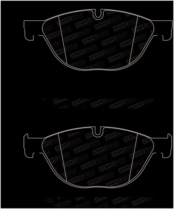 StopTech 09-17 BMW 5-Series Street Brake Pads w/Shims – Front