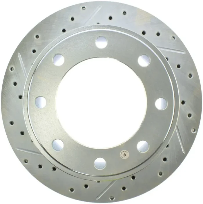 StopTech Select Sport Drilled & Slotted Rotor – Front Left