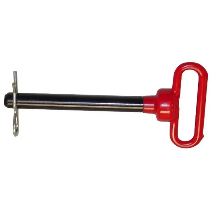 Tractor Implement Hitch Pin Drawbar 3/4″ x 6-1/2″ Useable 7832 Red Rubber Handle