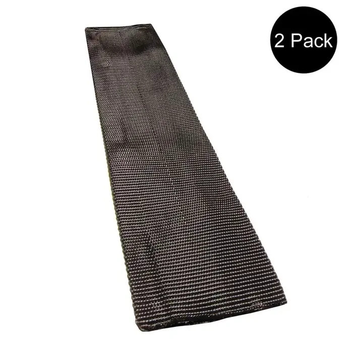 Two 12″ Long Sliding Sleeve Webbing Web Protector for 2″ Ratchet Tie Down Straps