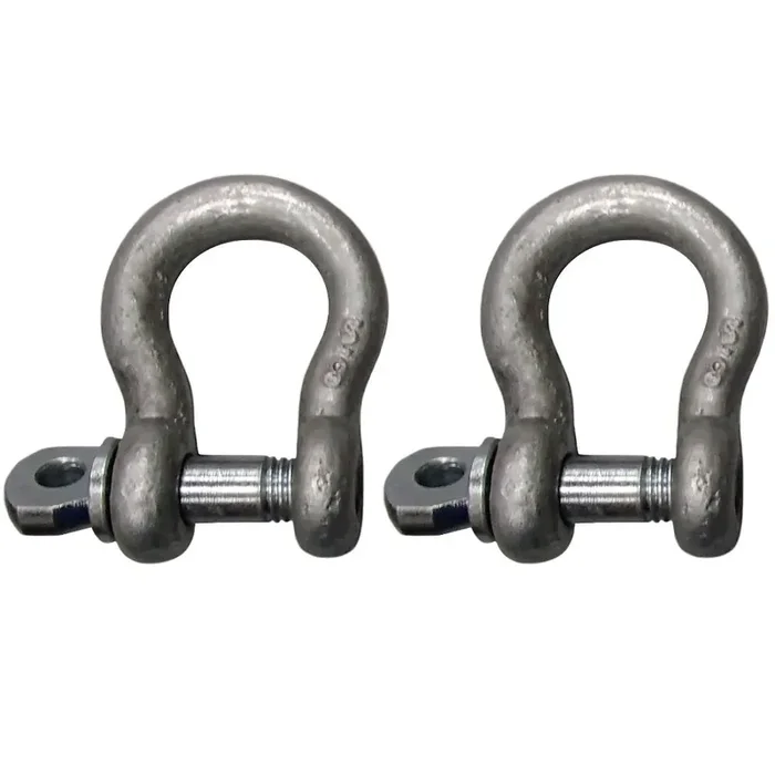 Two 3/4″ Screw Pin Shackles Clevis D Ring Anchor 3.25 TON Lifting Ring Excavator