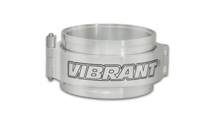 Vibrant HD Clamp Full Assembly for 5in OD Tubing – Polished Clamp