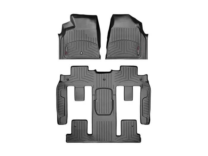 WeatherTech 07-09 Saturn Outlook/08-11 Buick Enclave Front and Rear Floorliners – Black