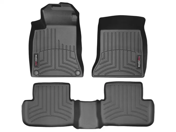 WeatherTech 14+ Mercedes-Benz CLA-Class Front and Rear Floorliners – Black