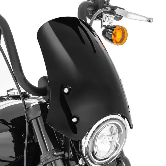 Windshield for Cruiser Custom Windscreen Craftride FB2 black CB56771