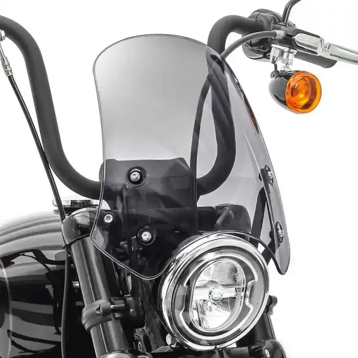 Windshield for Cruiser Custom Windscreen Craftride FB2 smoke grey CB56852