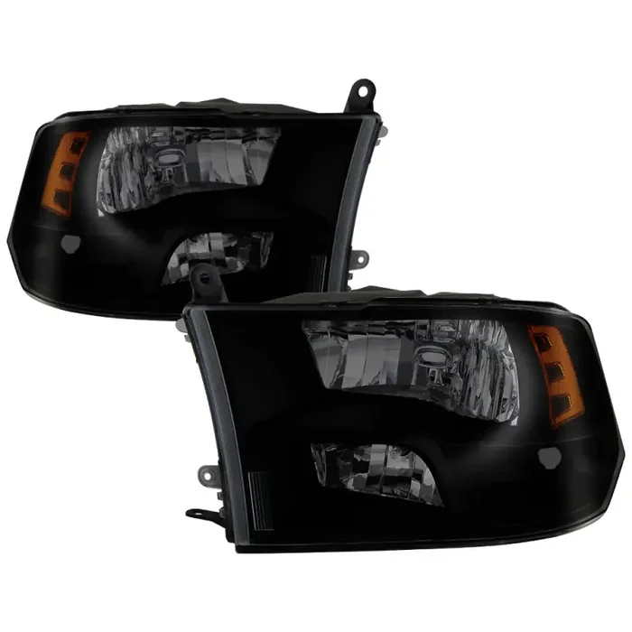 xTune Dodge Ram 1500 09-17 (Non-LED) OEM Style Headlights – Black Smoked HD-JH-DR09-QU-BSM