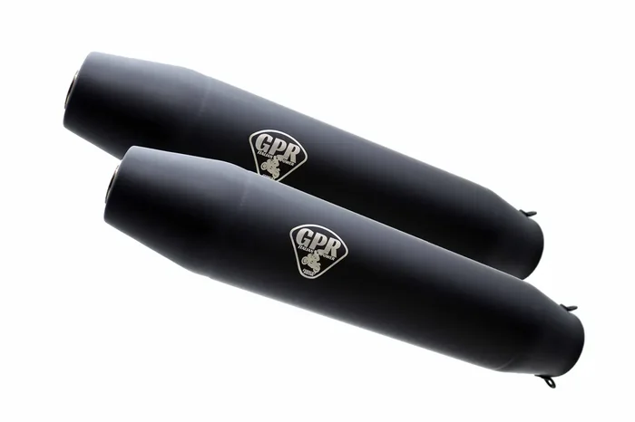 Yamaha XJ 600 Diversion 1991-2001 Exhaust GPR Silencers without link pipe Deeptone Black Cafè Racer